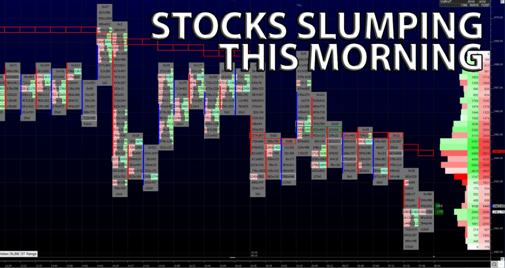 Stocks Slumping This Morning