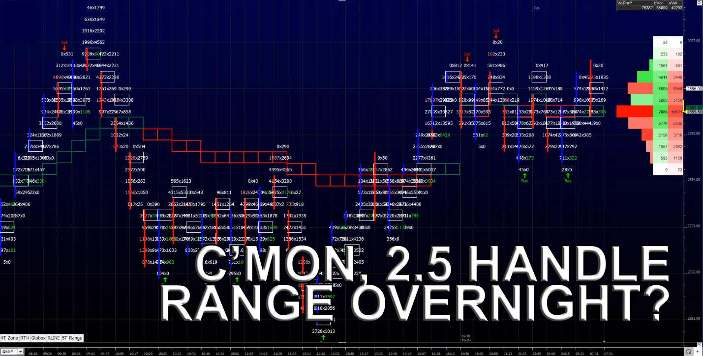 C mon 2.5 Handle Range Overnight